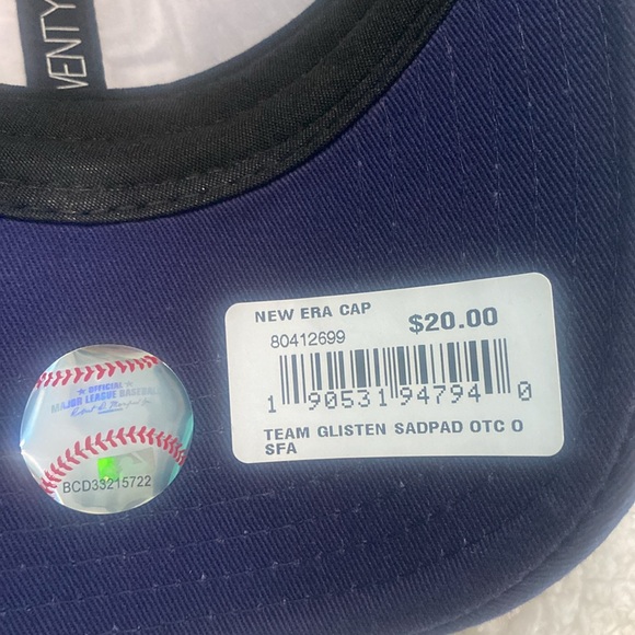 🆕⚾️New Era MLB San Diego Padres, Women Navy & Glittery Hat - Picture 9 of 9